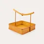 Kitchens furniture - Handmade Bamboo Portable Square Storage Basket - THE ZHAI
