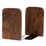 Organizer - TILISMA Wooden Walnut Book Stopper for Bookshelves - TILISMA