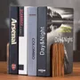 Organizer - TILISMA Wooden Walnut Book Stopper for Bookshelves - TILISMA