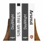 Gifts - TILISMA Bookends, Walnut Wood with Metal Base - TILISMA