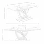 Dining Tables - Oval extending dining table with porcelain marble and walnut barrel - ANGEL CERDÁ