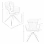 Chaises - Chaise pivotante en simili-cuir vert foncé - ANGEL CERDÁ