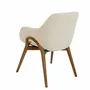 Chaises - Chaise en tissu beige - ANGEL CERDÁ