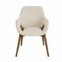 Chaises - Chaise en tissu beige - ANGEL CERDÁ