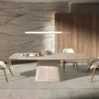 Chaises - Chaise en tissu beige - ANGEL CERDÁ