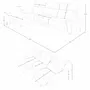 Sofas - Left chaise longue relax sofa grey leather - ANGEL CERDÁ