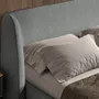Lits - Lit en tissu gris foncé - ANGEL CERDÁ