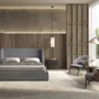 Lits - Lit en tissu gris foncé - ANGEL CERDÁ