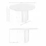 Dining Tables - Round dining table walnut and metallic sand steel - ANGEL CERDÁ