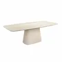 Tables Salle à Manger - Table de salle à manger ovale en tonneau en marbre porcelaine - ANGEL CERDÁ