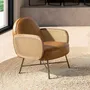 Armchairs - Brown leather armchair - ANGEL CERDÁ