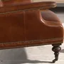 Fauteuils - Fauteuil Chester en cuir marron cognac - ANGEL CERDÁ