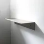Shelves - Minimalist Wall Shelf in Brushed Aluminum - CASE STUDIOS