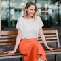 Apparel - double-sided linen T-shirt - JEANNE A DIT
