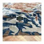 Rugs - HTR 106,Abstract Design High Quality Silk Handtufted Project Rugs Mat - INDIAN RUG GALLERY