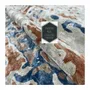 Rugs - HTR 106,Abstract Design High Quality Silk Handtufted Project Rugs Mat - INDIAN RUG GALLERY