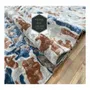 Rugs - HTR 106,Abstract Design High Quality Silk Handtufted Project Rugs Mat - INDIAN RUG GALLERY