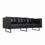 Sofas - Giza Three Seater Soildwood Sofa - ALANKARAM