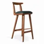 Chairs - Oriq - Teakwood High / Bar Chair - ALANKARAM