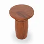 Other tables - Silinda - Teakwood Side Table - ALANKARAM