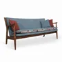 Sofas - Craff - Three Seater Teakwood Sofa - ALANKARAM