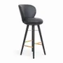 Chairs - Bhrami - Wooden High Chair with Black Stain - ALANKARAM