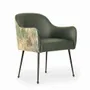 Chairs - Aavaha - Metal Legs (Printed Fabric) - ALANKARAM