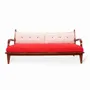 Sofas - Araal - Three Seater Teakwood Sofa - ALANKARAM