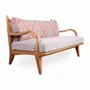 Sofas - Araal - Two Seater Teakwood Sofa - ALANKARAM