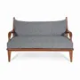Sofas - Araal - Two Seater Teakwood Sofa - ALANKARAM