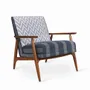 Chairs - Aronui - Teakwood Lounge Chair - ALANKARAM