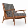 Chairs - Aronui - Teakwood Lounge Chair - ALANKARAM