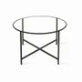 Other tables - Clarus - Glass Top Side Table - ALANKARAM