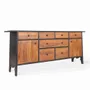 Wardrobe - Coberts Teakwood Storage Cabinet - ALANKARAM