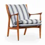 Chairs - Craff - Lounge Chair with Fabric - ALANKARAM