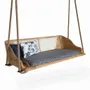 Children's games - Donus - Teakwood Swing with Rattan - ALANKARAM