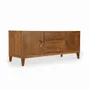 TV stands - Dritto Teakwood TV Unit - ALANKARAM
