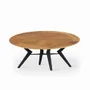 Autres tables  - Fusi - Table centrale en bois massif - ALANKARAM