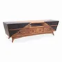 TV stands - Huvi - Teakwood TV Unit - ALANKARAM