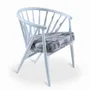 Children's bedrooms - Hloma - Solidwood Dining Chair With Printed Fabric - ALANKARAM