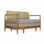 Sofas - Ikili - Teakwood Two Seater Sofa Cum Bed - ALANKARAM