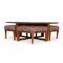 Other tables - Kiota - Teakwood Nested Center Table - ALANKARAM