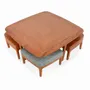Other tables - Kiota - Teakwood Nested Center Table - ALANKARAM