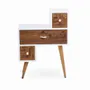 Armoires - Kvadratna - Table de rangement en teck - ALANKARAM