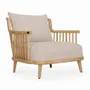 Chairs - Lega - Solidwood Lounge Chair - ALANKARAM