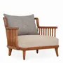 Chairs - Lega - Teakwood Lounge Chair - ALANKARAM