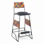 Chairs - Nalaza - High / Bar chair Nevy Blue - ALANKARAM