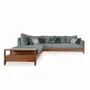 Sofas - Mojus - L-Shaped Sofa (Seven Seater) - ALANKARAM