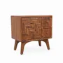 Night tables - Mosaique - Teakwood Bedside unit - ALANKARAM