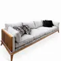 Canapés - Mysig - Canapé quatre places en teck - ALANKARAM